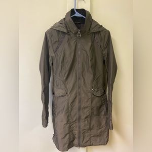 Laundry Shelli Segal Knee Length Packable Raincoat